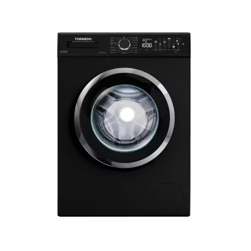 Tornado Washing Machine Front Loading 7 Kg Black TWV-FN710BKOA. Tornado Washing Machine Front Loading 7 Kg Black TWV-FN710BKOA.